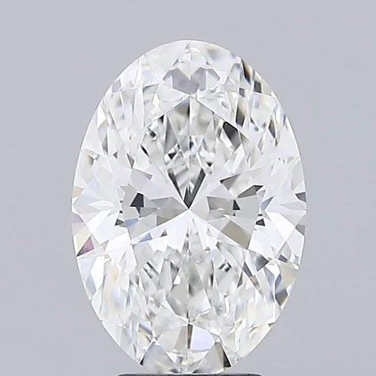 4.05ct Oval Lab Grown Diamond (Colour E, Clarity VVS2, IGI Certified)