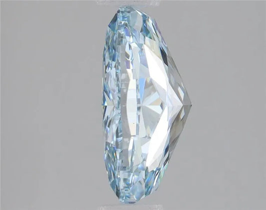 3.04ct Oval Lab Grown Diamond (Colour Fancy Blue, Clarity VS1, IGI Certified)