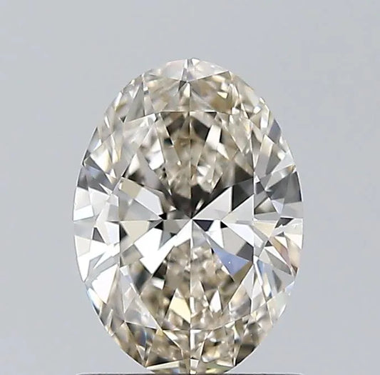 1.00ct Oval Natural Diamond (Colour J, Clarity VS2, Cut VG, IGI Certified)