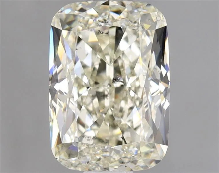 1.01ct cushion brilliant natural diamond with K color and SI2 clarity.