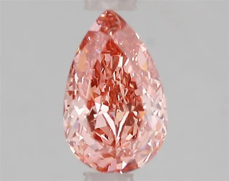 1.01ct Pear Lab Grown Diamond (Colour Fancy Vivid Pink, Clarity VS1, IGI Certified)