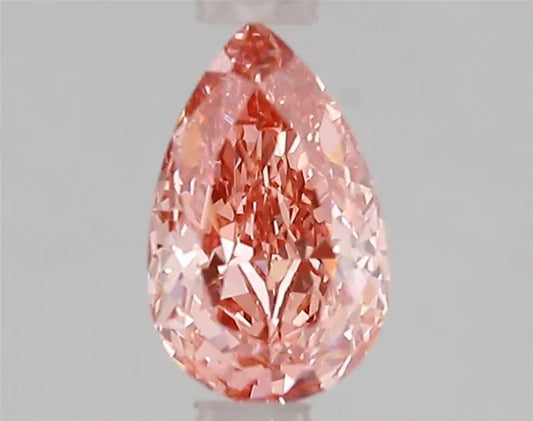 1.01ct Pear Lab Grown Diamond (Colour Fancy Vivid Pink, Clarity VS1, IGI Certified)