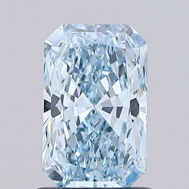 1.02ct Radiant Lab Grown Diamond (Colour Fancy Vivid Blue, Clarity VVS2, IGI Certified)