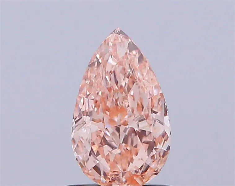 1.06ct Pear Lab Grown Diamond (Colour Fancy Intense Brownish Pink, Clarity VS1, IGI Certified)