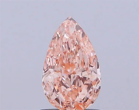 1.06ct Pear Lab Grown Diamond (Colour Fancy Intense Brownish Pink, Clarity VS1, IGI Certified)