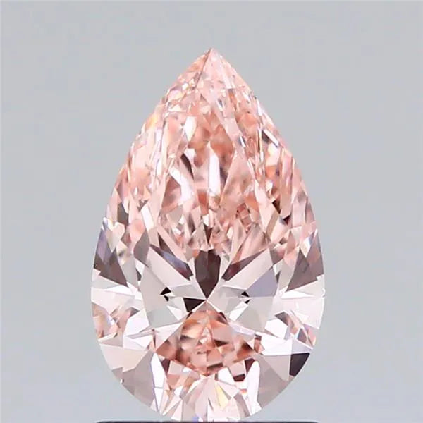 1.06ct Pear Lab Grown Diamond (Colour Fancy Pink, Clarity VS1, IGI Certified)