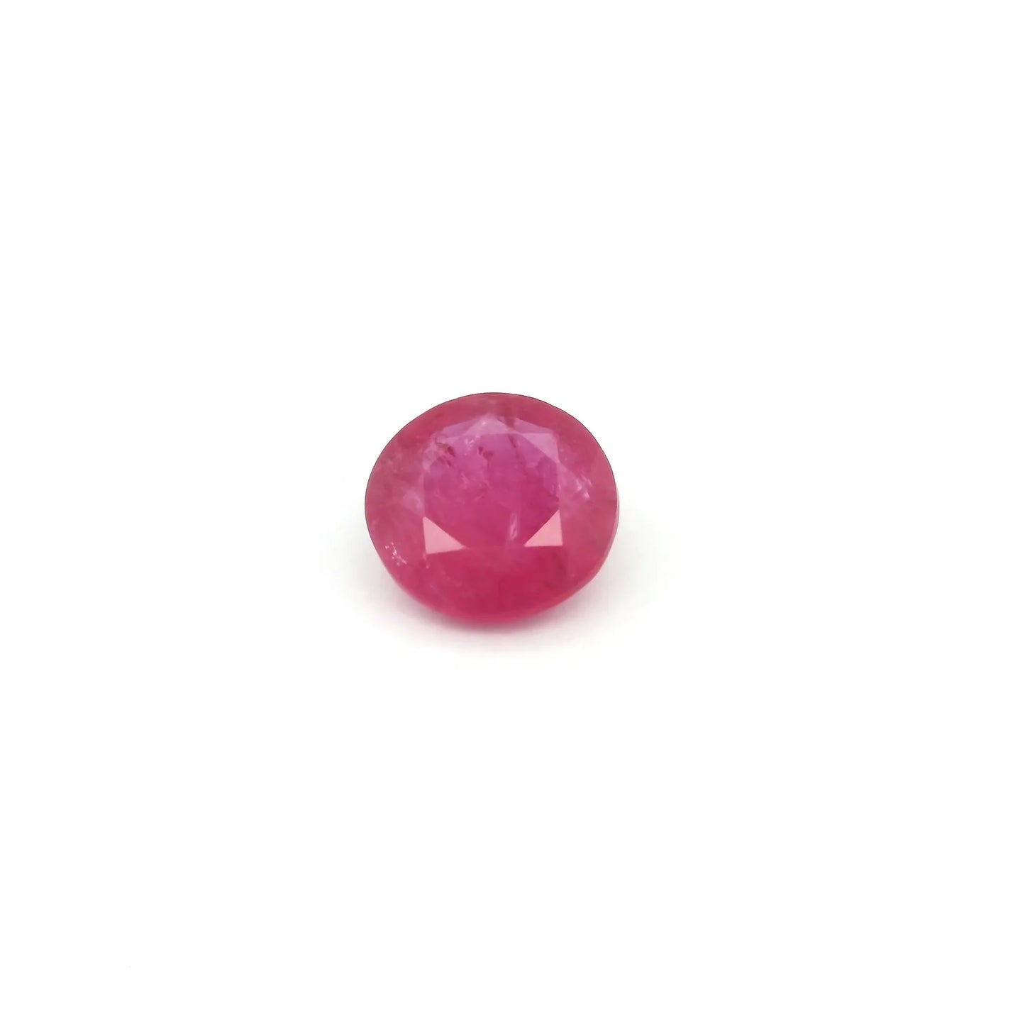 1.13ct Round Natural Ruby (Colour Red, Clarity Moderately Included, Cut Faceted)