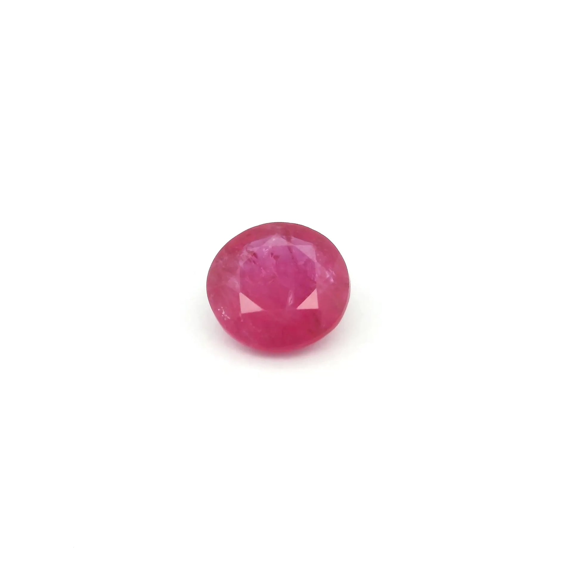 1.13ct Round Natural Ruby (Colour Red, Clarity Moderately Included, Cut Faceted)