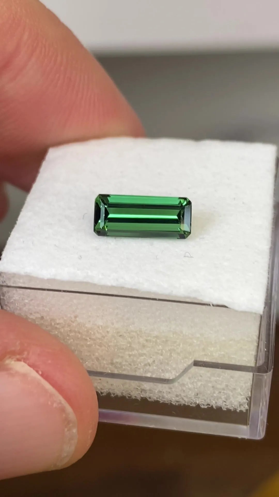 1.17ct Emerald Natural Tourmaline (Colour Green, Clarity Eye Clean, Cut Faceted)