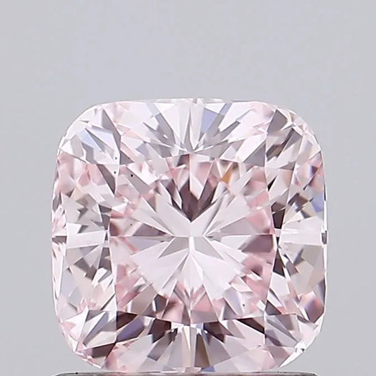 1.18ct Cushion brilliant Lab Grown Diamond (Colour Fancy Pink, Clarity VS1, IGI Certified)