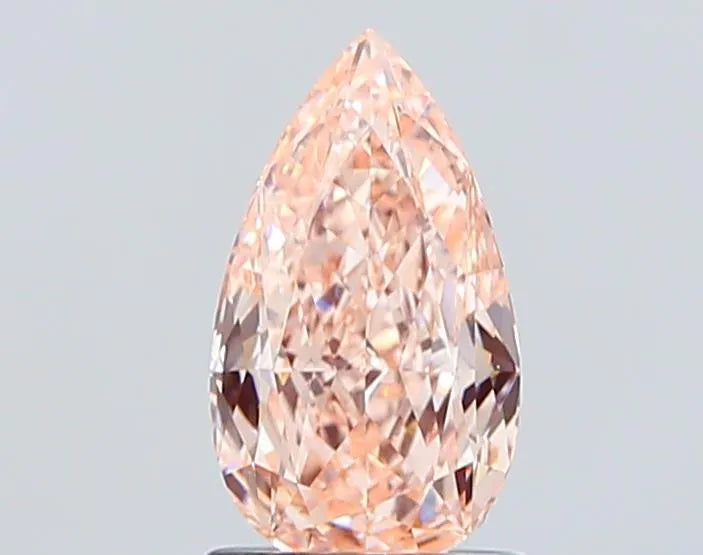 1.27ct Pear Lab Grown Diamond (Colour Fancy Pink, Clarity VVS2, IGI Certified)