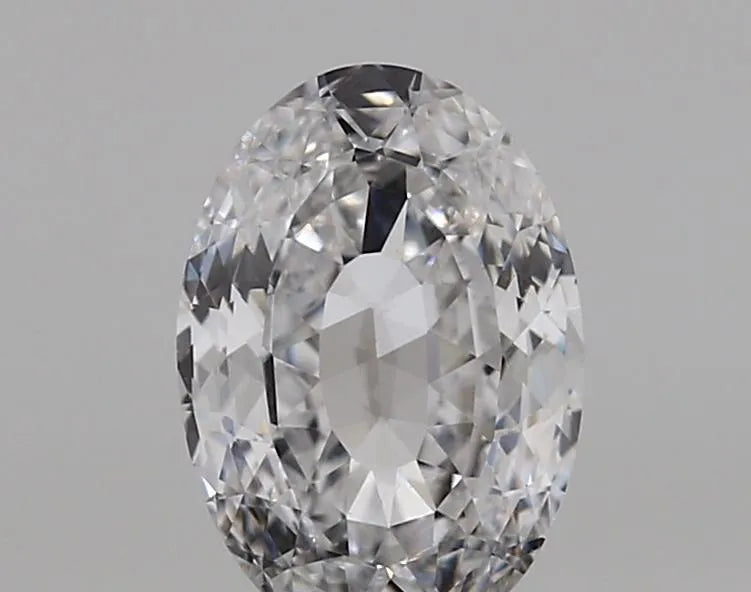 1.27 carat D color VVS2 clarity rose lab grown diamond.