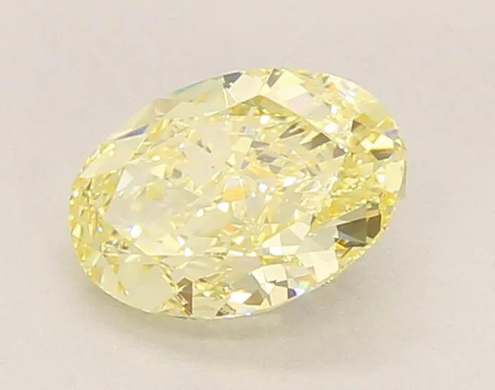 1.35ct Oval Lab Grown Diamond (Colour Fancy Yellow, Clarity VVS2, IGI Certified)