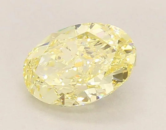 1.35ct Oval Lab Grown Diamond (Colour Fancy Yellow, Clarity VVS2, IGI Certified)