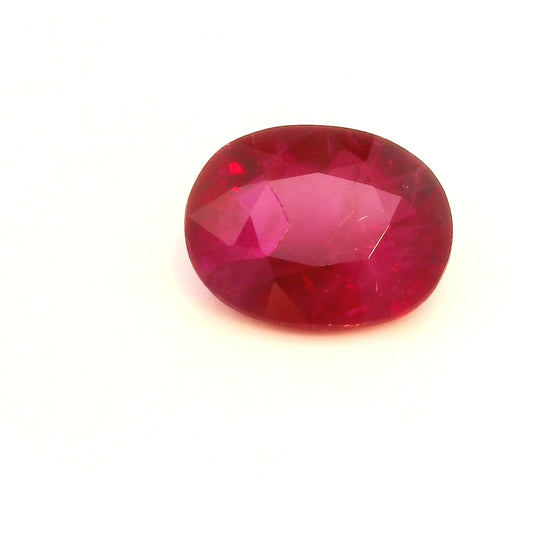 1.42ct Oval Natural Ruby (Colour Red, Clarity Moderately Included, Cut Faceted)