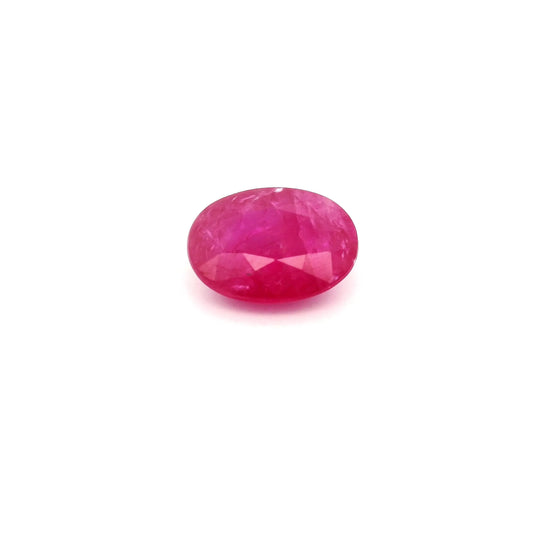 1.44ct Oval Natural Ruby (Colour Red, Clarity Moderately Included, Cut Faceted)