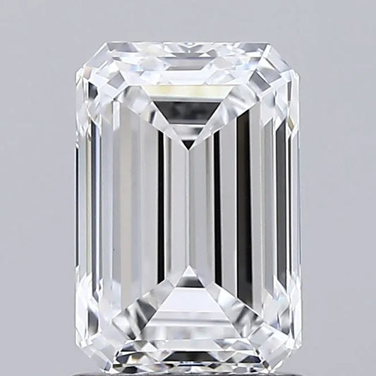 1.50ct Emerald Lab Grown Diamond (Colour E, Clarity IF, IGI Certified)