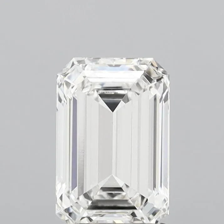 1.51ct Emerald Lab Grown Diamond (Colour F, Clarity VVS2, IGI Certified)