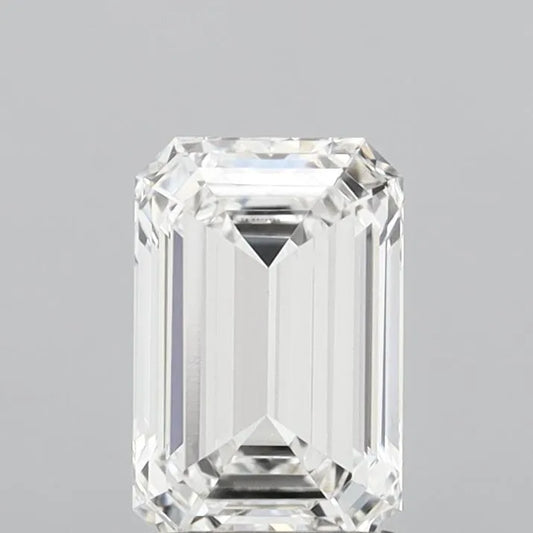 1.51ct Emerald Lab Grown Diamond (Colour F, Clarity VVS2, IGI Certified)