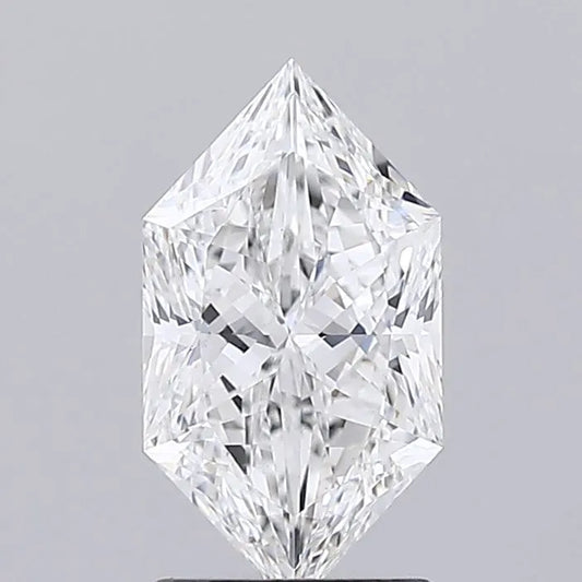 1.56ct Hexagonal Lab Grown Diamond (Colour E, Clarity VVS2, IGI Certified)