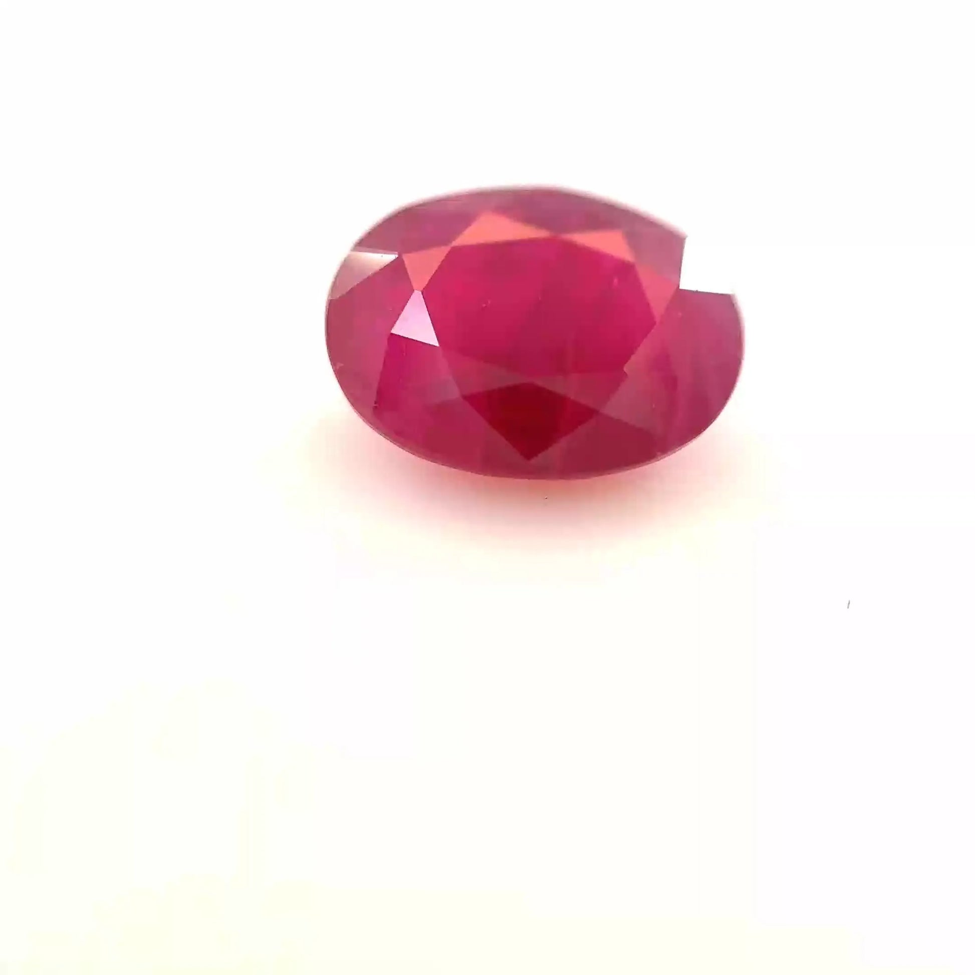 1.61ct Oval Natural Ruby (Colour Red, Clarity Moderately Included, Cut Faceted)
