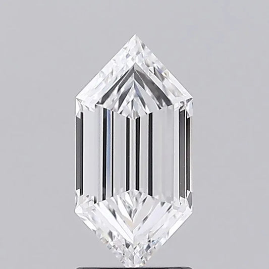 1.63ct Hexagonal Lab Grown Diamond (Colour D, Clarity VVS2, IGI Certified)