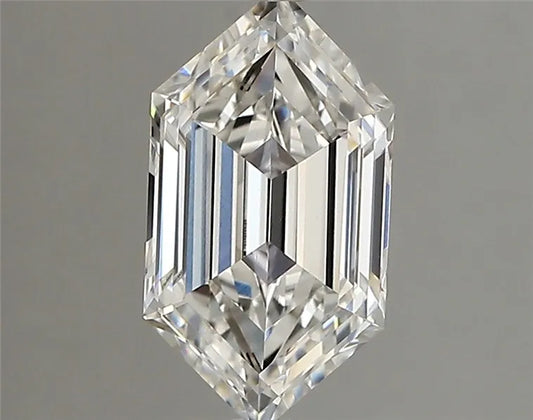 1.74ct Hexagonal Lab Grown Diamond (Colour F, Clarity VVS2, IGI Certified)