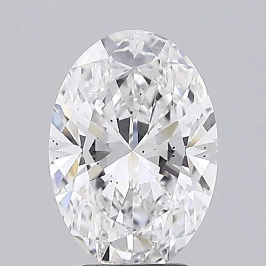 1.88ct Oval Lab Grown Diamond (Colour E, Clarity SI1, IGI Certified)
