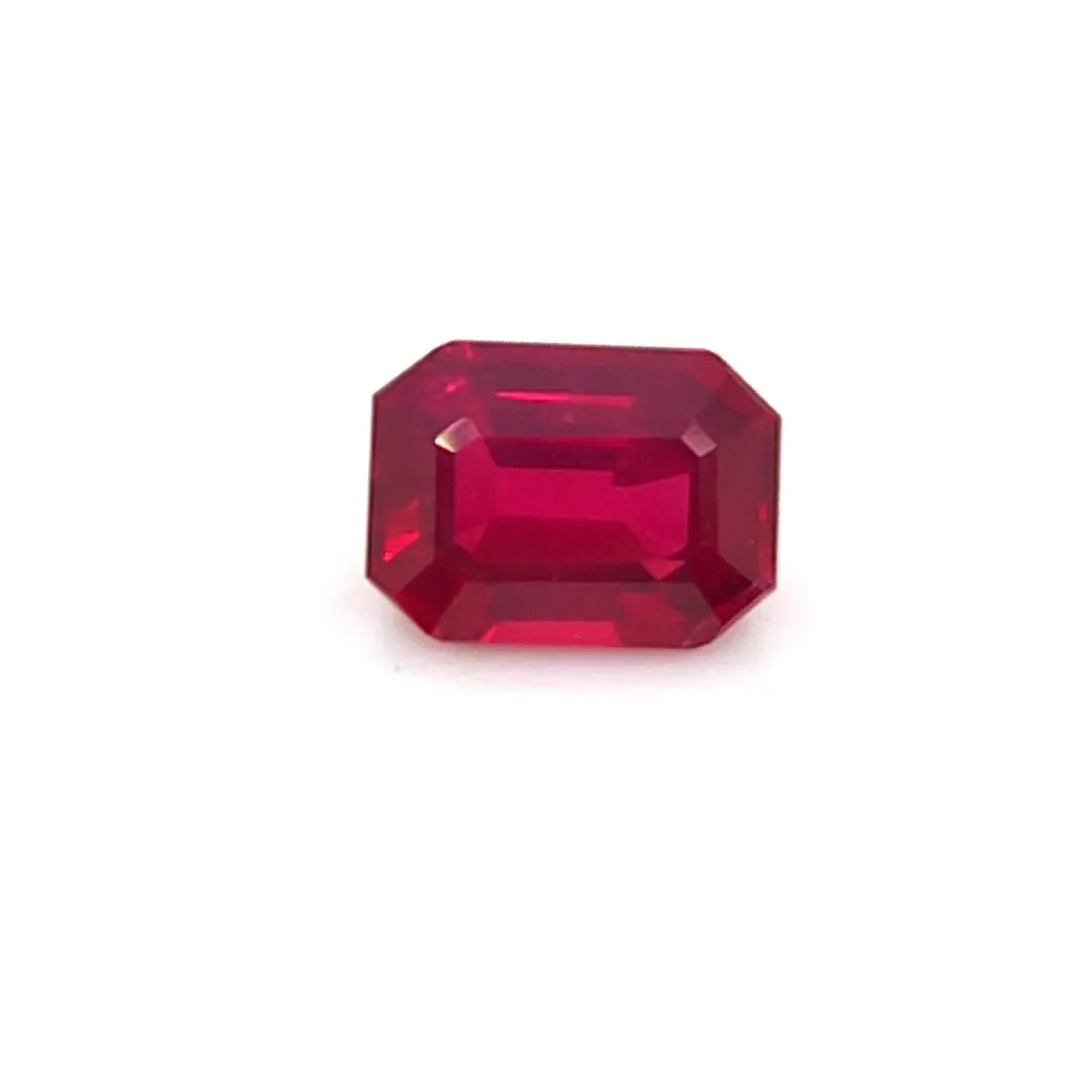 1.89ct Emerald Natural Ruby (Colour Red, Clarity Eye Clean, Cut Faceted)