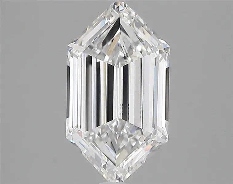 1.92ct Hexagonal Lab Grown Diamond (Colour E, Clarity VVS2, IGI Certified)