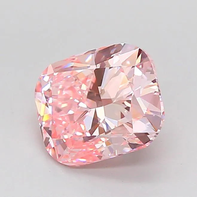 1.93ct Cushion modified Lab Grown Diamond (Colour Fancy Intense Pink, Clarity VVS2, IGI Certified)