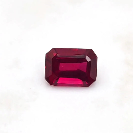 1.99ct Emerald Natural Ruby (Colour Red, Clarity Eye Clean, Cut Faceted)