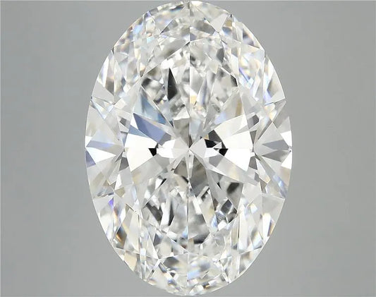 11.00ct Oval Lab Grown Diamond (Colour E, Clarity VVS2, IGI Certified)