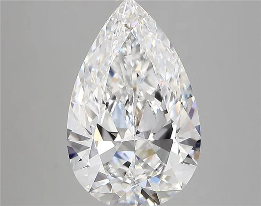 4.04ct Pear Lab Grown Diamond (Colour D, Clarity VVS1, IGI Certified)