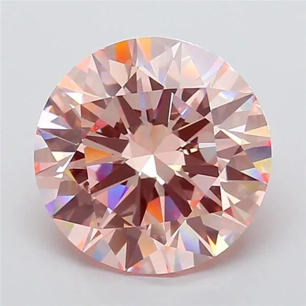 12.02ct Round Lab Grown Diamond (Colour Fancy Intense Pink, Clarity VVS2, Cut ID, IGI Certified)