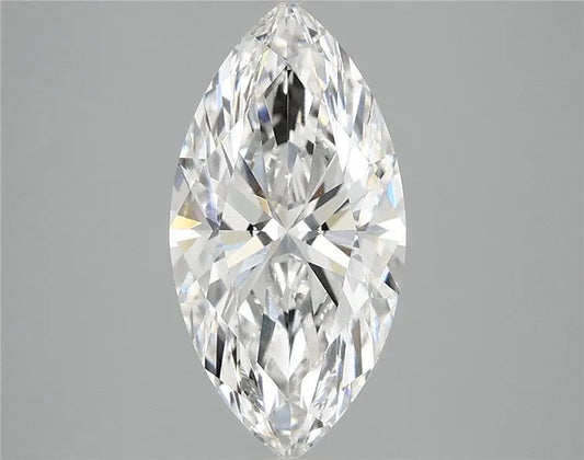 3.02ct Marquise Lab Grown Diamond (Colour F, Clarity VVS2, IGI Certified)