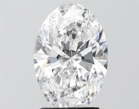 2.15ct Oval Lab Grown Diamond (Colour D, Clarity VVS2, IGI Certified)