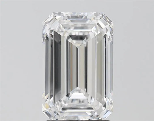 2.74ct Emerald Lab Grown Diamond (Colour D, Clarity VVS1, GIA Certified)