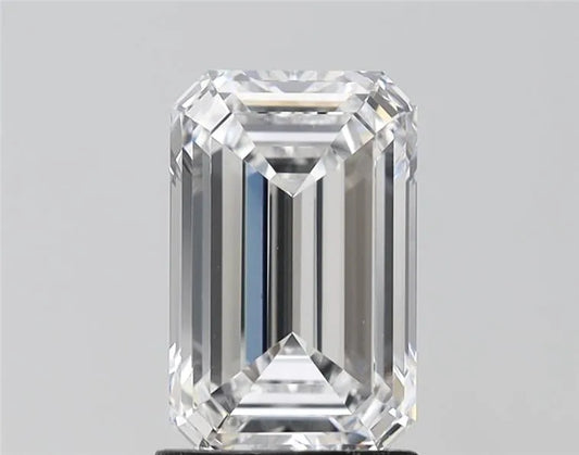 2.49ct Emerald Lab Grown Diamond (Colour D, Clarity VVS1, GIA Certified)