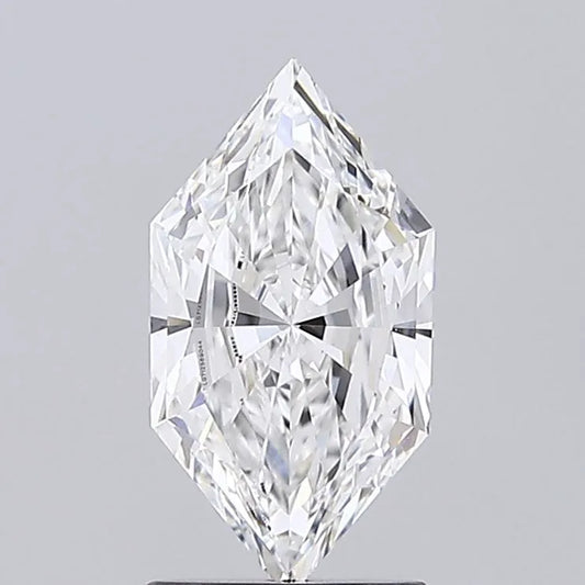 1.54ct Hexagonal Lab Grown Diamond (Colour E, Clarity VVS2, IGI Certified)