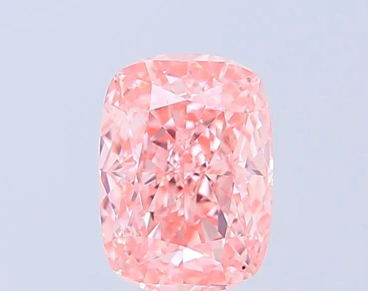 2.00ct Cushion modified Lab Grown Diamond (Colour Fancy Vivid Pink, Clarity VS1, IGI Certified)
