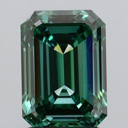 2.00ct Emerald Lab Grown Diamond (Colour Fancy Vivid Green, Clarity VS1, IGI Certified)