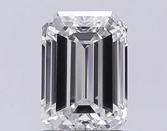 2.00ct Emerald Lab Grown Diamond (Colour G, Clarity VS2, IGI Certified)