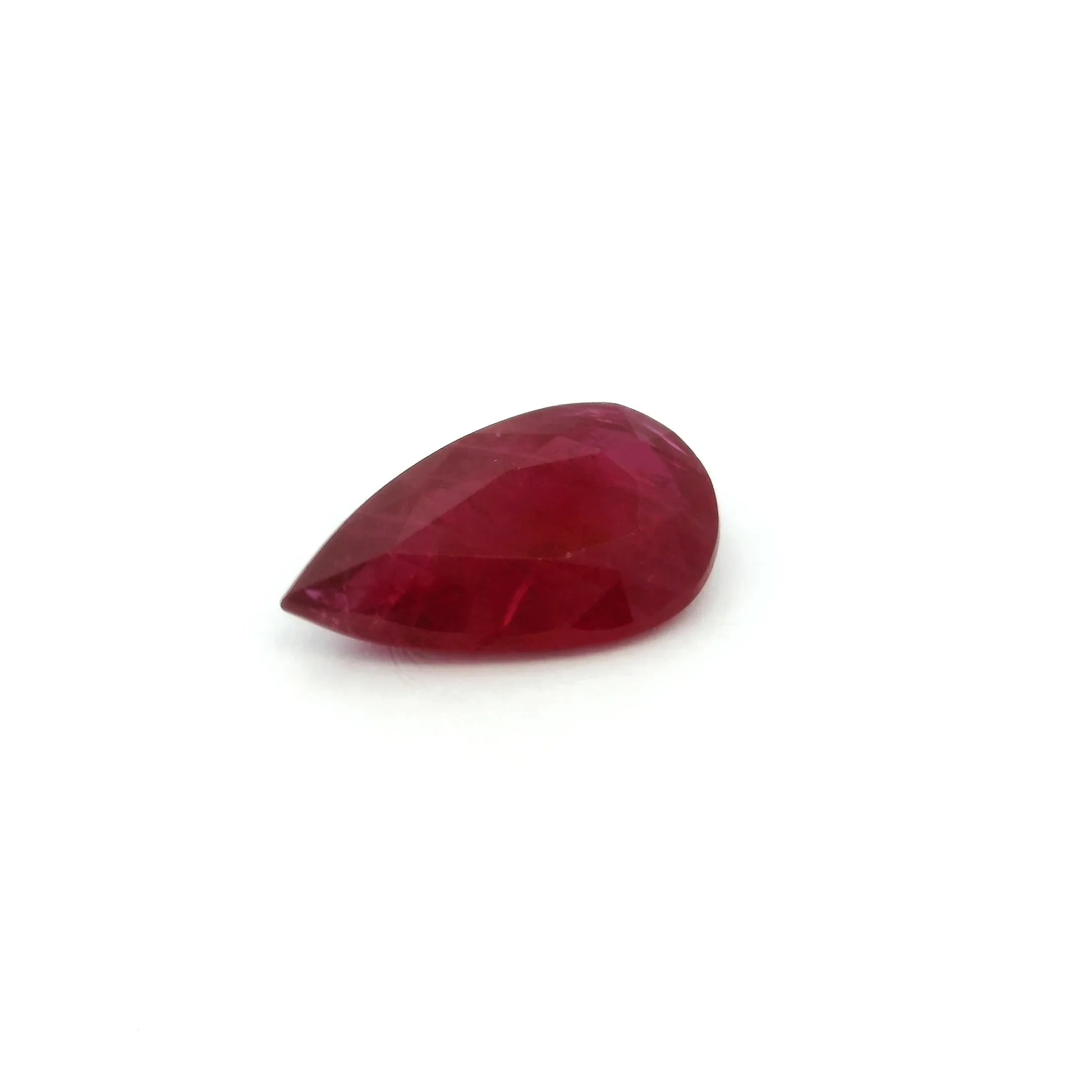 2.00ct Pear Natural Ruby (Colour Red, Clarity Moderately Included, Cut Faceted)