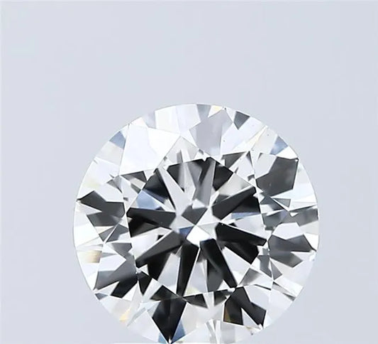 2.00ct Round Lab Grown Diamond (Colour F, Clarity VVS2, Cut EX, IGI Certified)