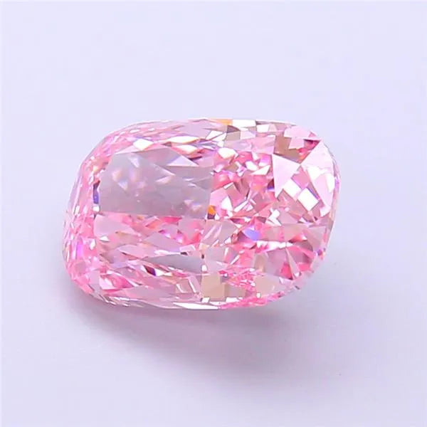 2.01ct Cushion modified Lab Grown Diamond (Colour Fancy Vivid Pink, Clarity VS1, IGI Certified)