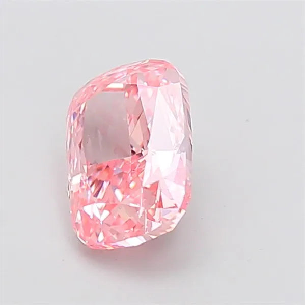 2.01ct Cushion modified Lab Grown Diamond (Colour Fancy Vivid Pink, Clarity VS1, IGI Certified)