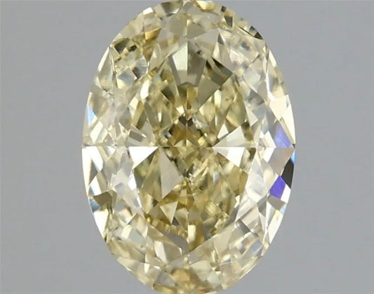2.02ct Oval Lab Grown Diamond (Colour Fancy Yellow, Clarity VS1, IGI Certified)