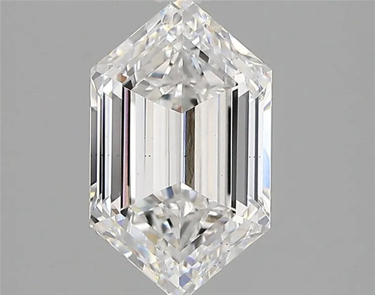2.03ct Hexagonal Lab Grown Diamond (Colour E, Clarity VS1, IGI Certified)