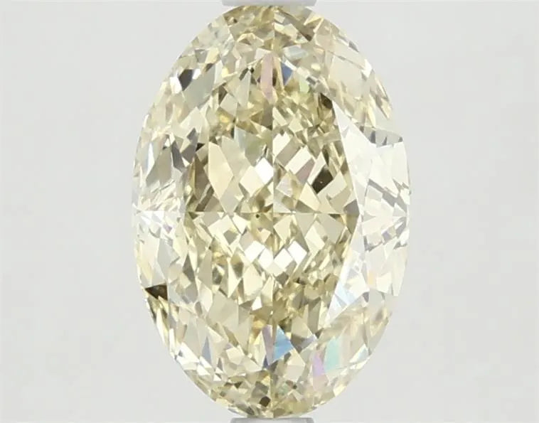 2.03ct Oval Lab Grown Diamond (Colour Fancy Yellow, Clarity VS1, IGI Certified)
